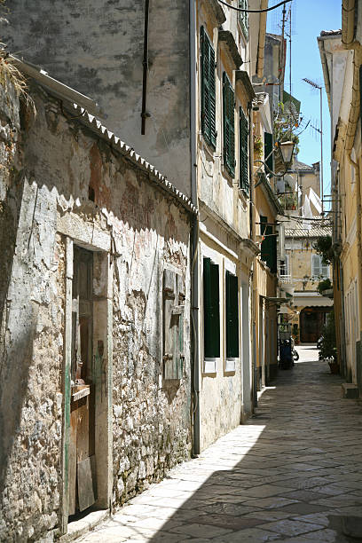 istock Houses On Narrow Alley, Corfu 173024077