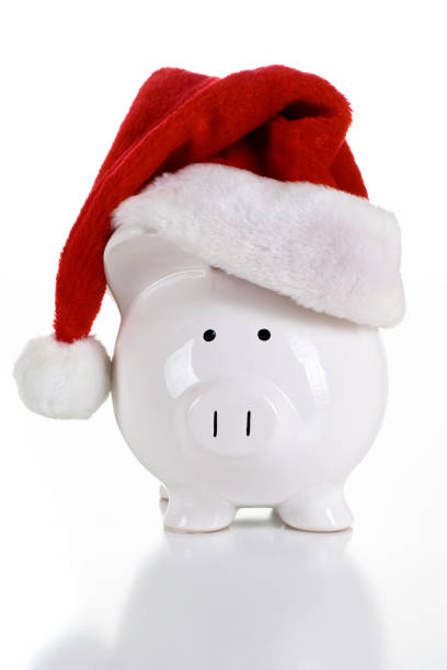 istock Christmas Savings Bank Closeup 173024576