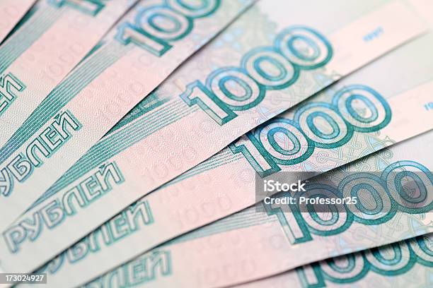 1000 Rubel Banknoten Stockfoto und mehr Bilder von Bankkonto - Bankkonto, Bezahlen, Ersparnisse