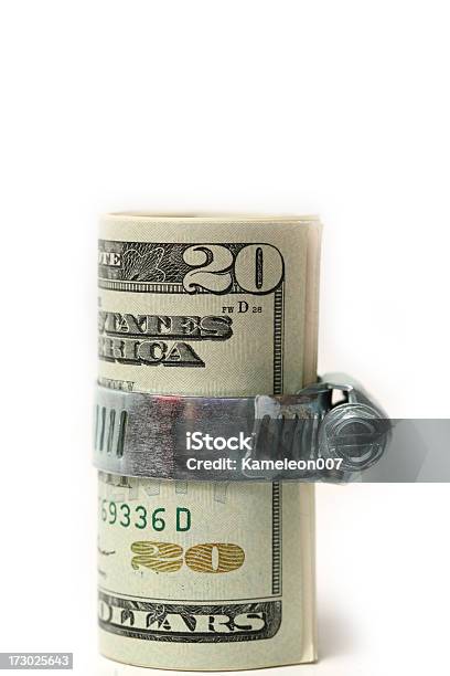 Zacisk Pieniądze - zdjęcia stockowe i więcej obrazów Domowe finanse - Domowe finanse, Zbyt mały, Banknot