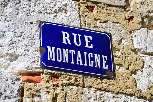 The only city in the Dordogne  surround on all sides by a ricer. The Drone River its in front of the Brantome abbey. Emperor Charlemagne founded the Benedictine monastery, abbey cloister gallery, and bell tower.