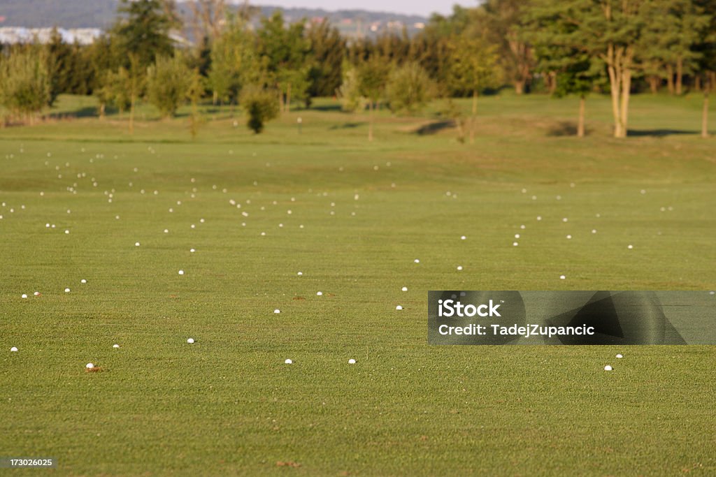 Driving range - Foto de stock de Bola de Golfe royalty-free