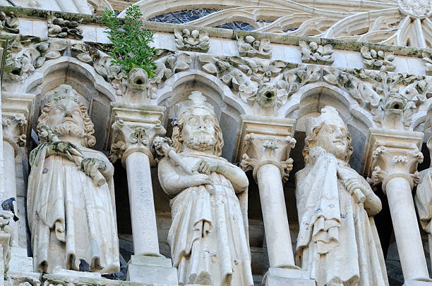 istock Statue details at Amiens Cathedral 173026373