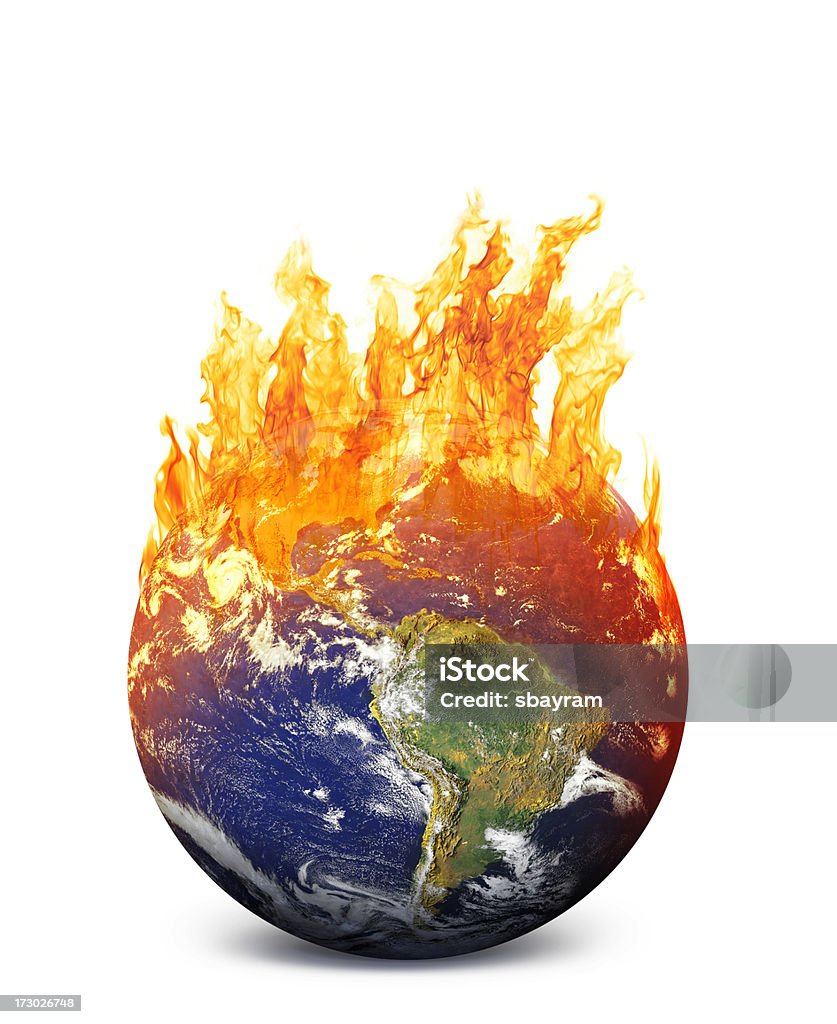 지구 온난화 - 로열티 프리 지구본 스톡 사진