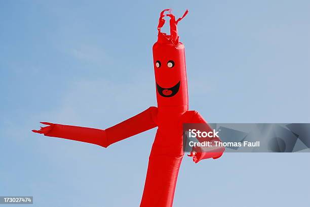 Foto de Maluco Acenando Inflável Braço De Homem Flailing Metrô e mais fotos de stock de Homens