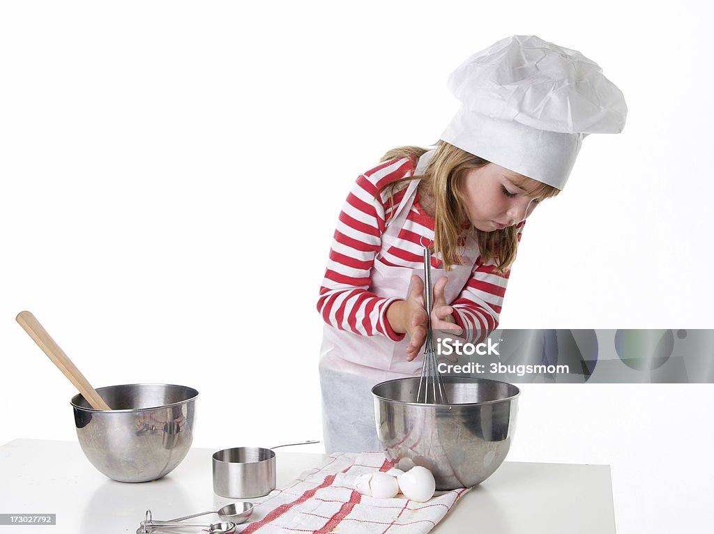 Little Chef occupé - Photo de Enfant libre de droits