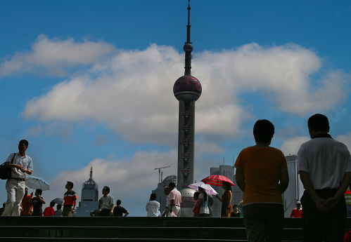Oriental Pearl Tower in Pudong, China