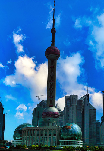 Oriental Pearl Tower in Pudong, China