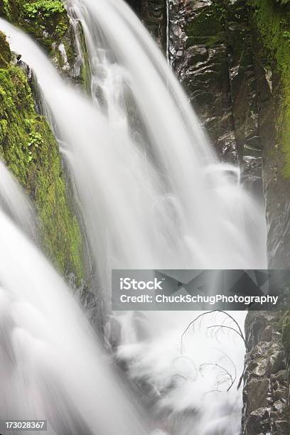Olympic Waterfall Cascade Sol Duc Stock Photo - Download Image Now - At The Edge Of, Awe, Beauty