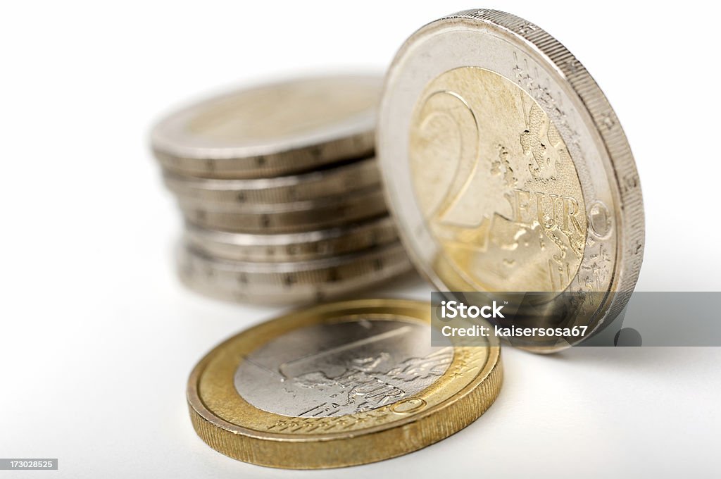 euro-Münzen - Lizenzfrei Bankgeschäft Stock-Foto
