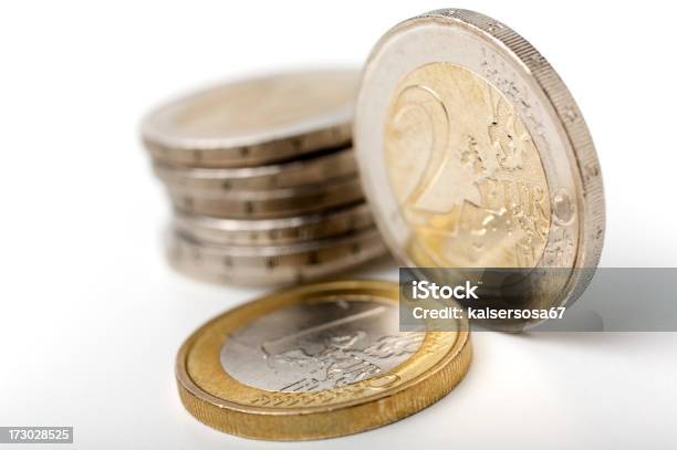 Euromünzen Stockfoto und mehr Bilder von Bankgeschäft - Bankgeschäft, Bankkonto, Bezahlen