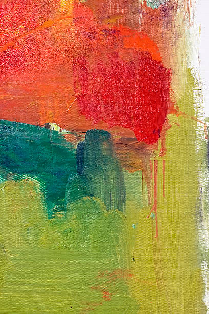 istock Abstract painted red and green art backgrounds. 173028599