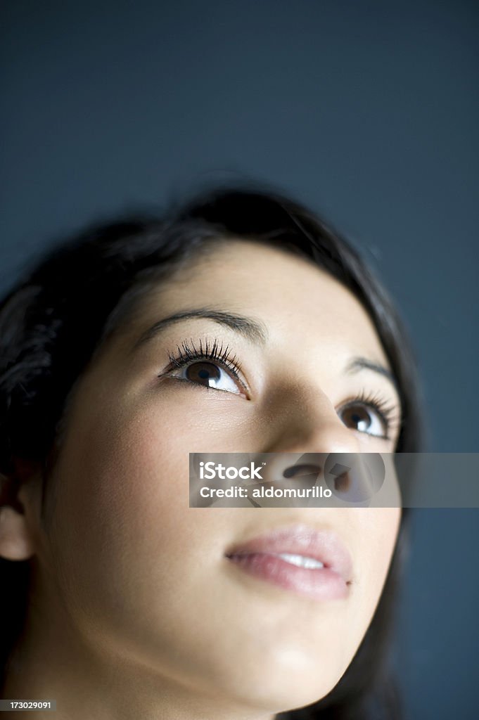 teen looking up Adolescence Stock Photo