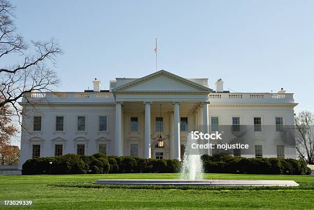 Casa Branca - Fotografias de stock e mais imagens de Casa Branca - Washington DC - Casa Branca - Washington DC, Dia, América do Norte