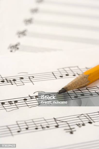 手書きの音楽 - 楽譜のストックフォトや画像を多数ご用意 - 楽譜, 鉛筆, 書く