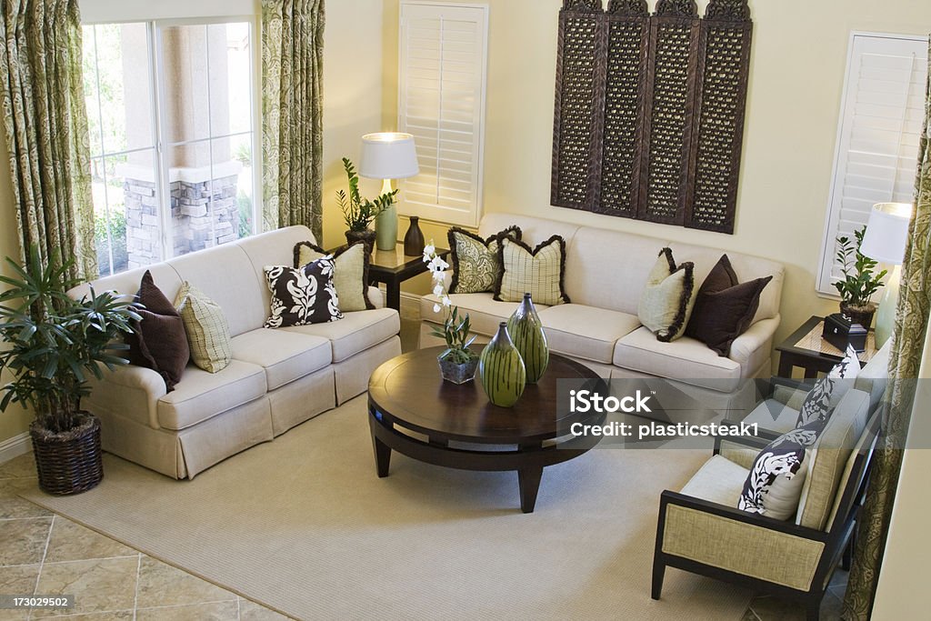 Hermosa sala de estar - Foto de stock de Adulto libre de derechos