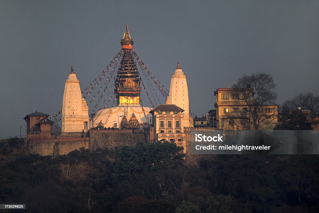 Храм обезьяны в Катманду's - Стоковые фото Без людей роялти-фри