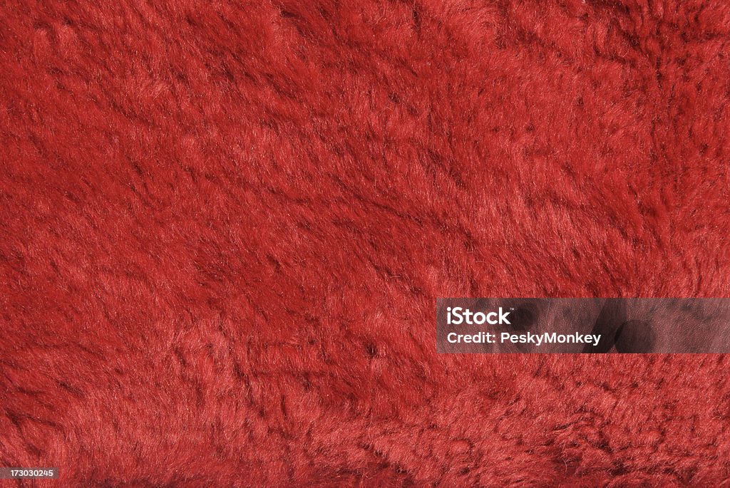 毛皮の赤を背景に抽象的なクローズアップ - ふわふわのロイヤリティフリーストックフォト