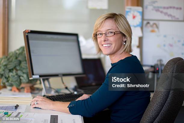 Mid Thirties Female Professional Stock Photo - Download Image Now - Secretary, Education, Office