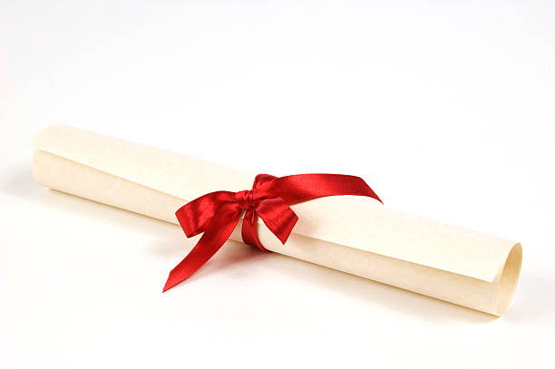 istock Diploma With Red Ribbon 173030410