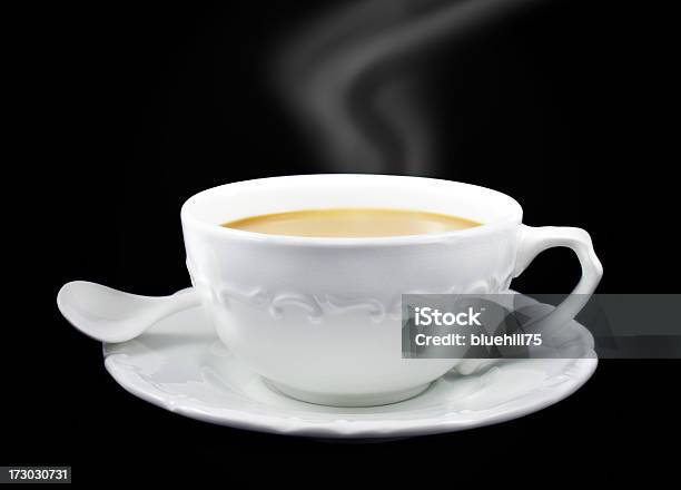 Gorąca Kawa - zdjęcia stockowe i więcej obrazów Biały - Biały, Brązowy, Cafe macchiato