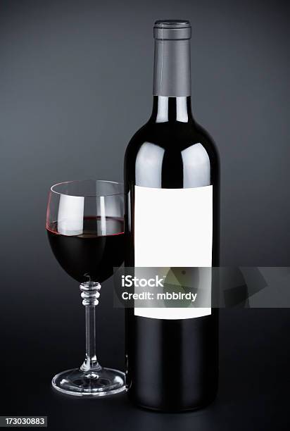 Wine Still Life Stock Photo - Download Image Now - Alcohol - Drink, Black Color, Blank