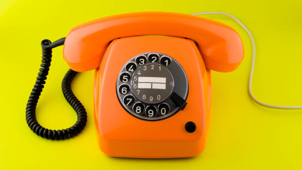 istock The 70s. orange telephone 173031186