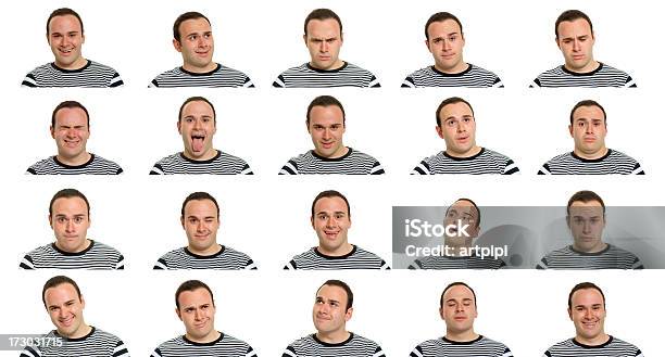 Facial Expressions Stock Photo - Download Image Now - Facial Expression, Men, Human Face