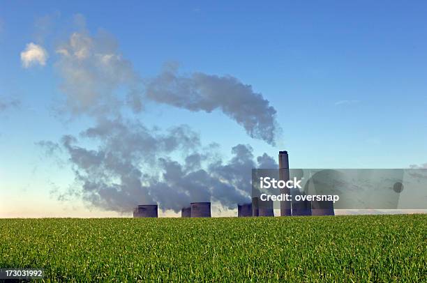 Power And The Environment Stock Photo - Download Image Now - Coal, Fumes, Coal-fired Power Station