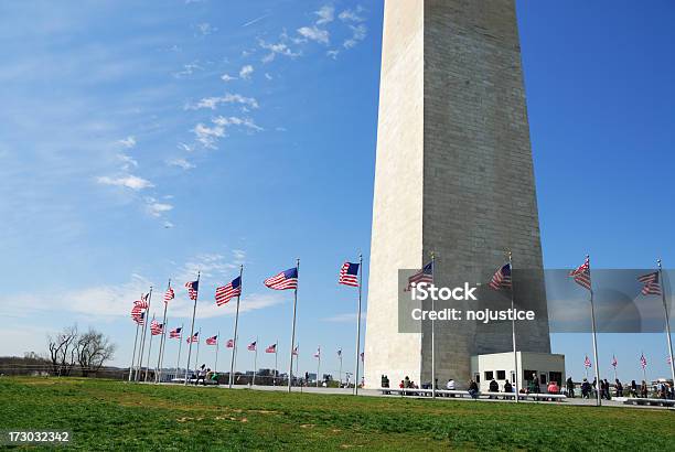 Washington Memorial Stock Photo - Download Image Now - American Flag, Blue, Capital Cities