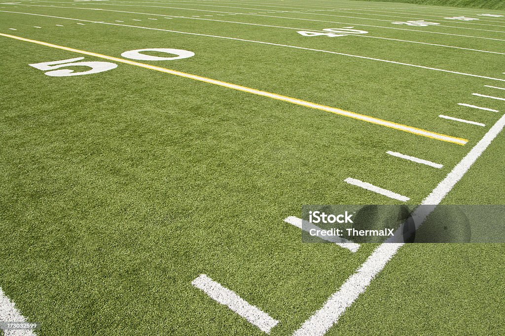 Campo di Football americano - Foto stock royalty-free di Campo da football americano