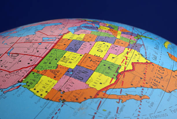 istock global map showing united states 173032994