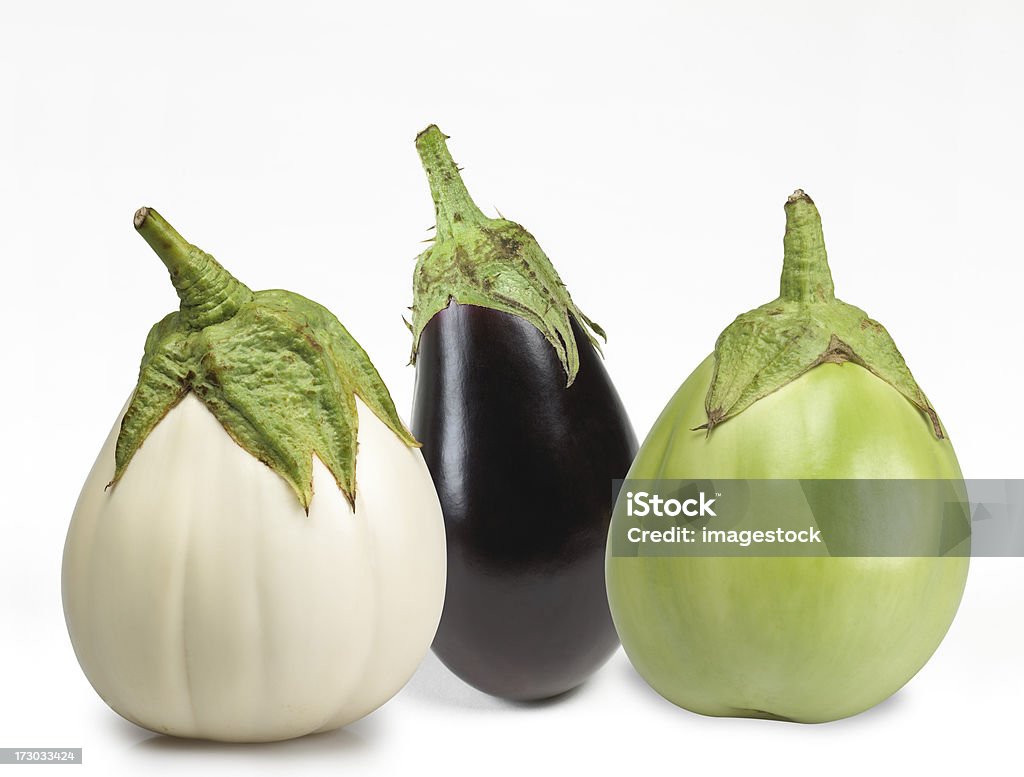 Variedades de berinjela - Foto de stock de Alimentação Saudável royalty-free