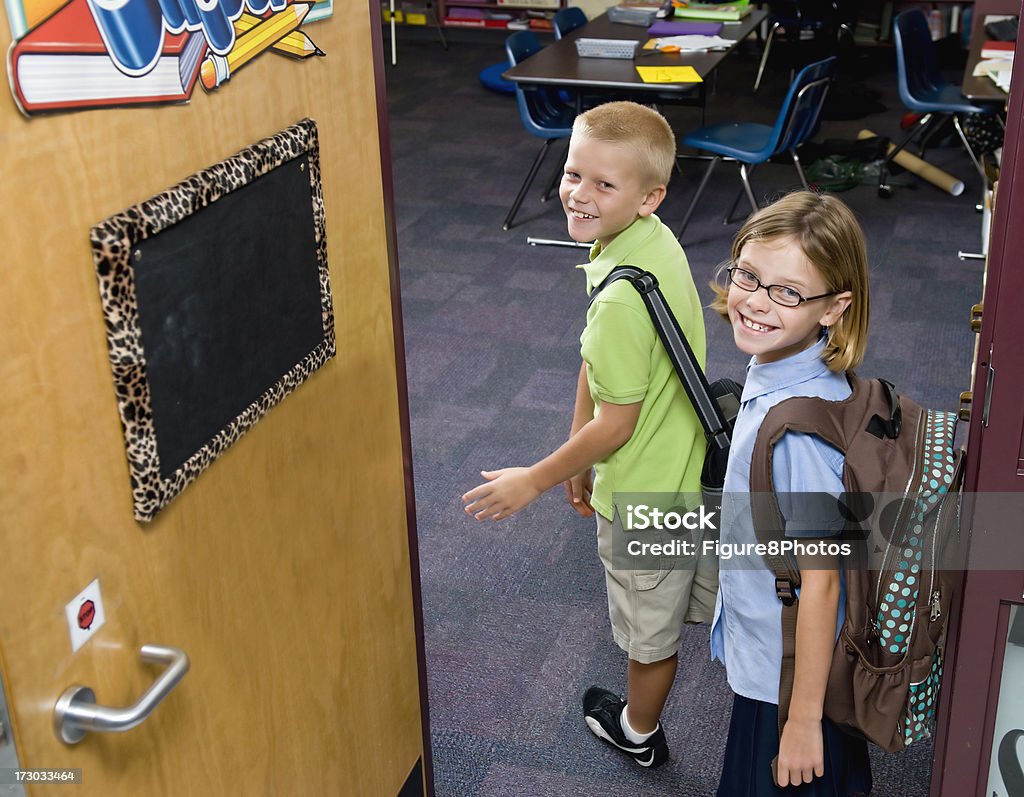 A camminare In - Foto stock royalty-free di Aula