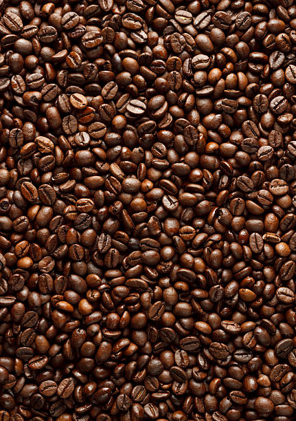 chicchi di caffè xxxl-verticale - coffee beans foto e immagini stock