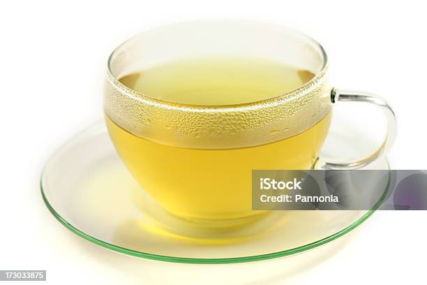 Tasse Tee Stockfoto und mehr Bilder von Gelb - Gelb, Kräutertee, Weißer Hintergrund