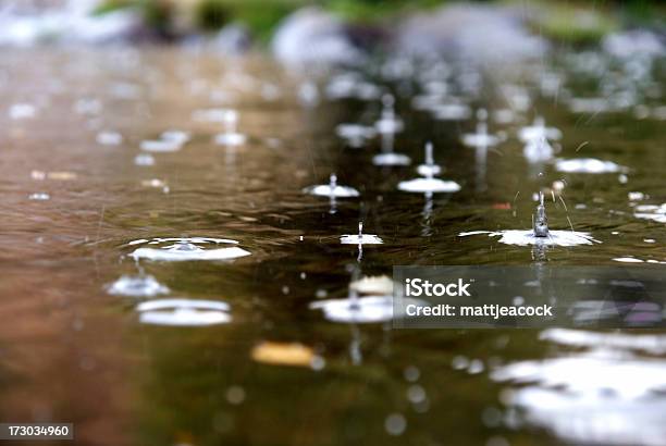 Giorno Di Pioggia - Fotografie stock e altre immagini di Acqua - Acqua, Astratto, Bagnato