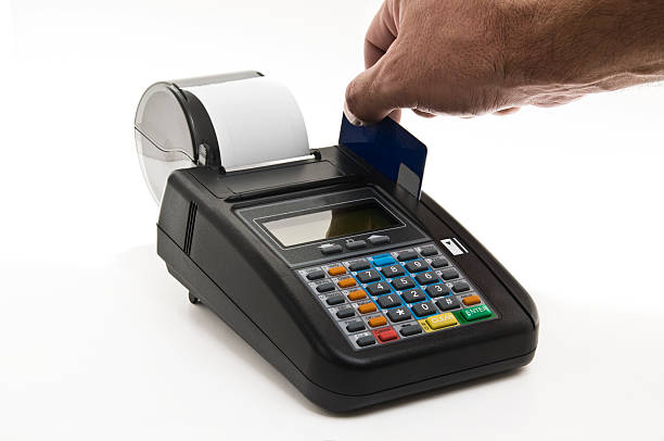 Male Hand at Credit Card Machine