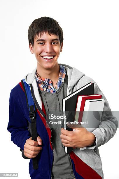 Jovem Estudante Masculino - Fotografias de stock e mais imagens de Adolescente - Adolescente, Adolescência, Adulto