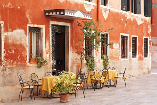 Little restaurant in Venice.My other similar images