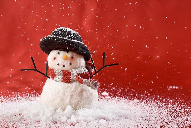 enfeites de natal. - snow fake snow isolated christmas ornament - fotografias e filmes do acervo