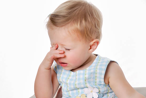Frustrated Baby stock photo