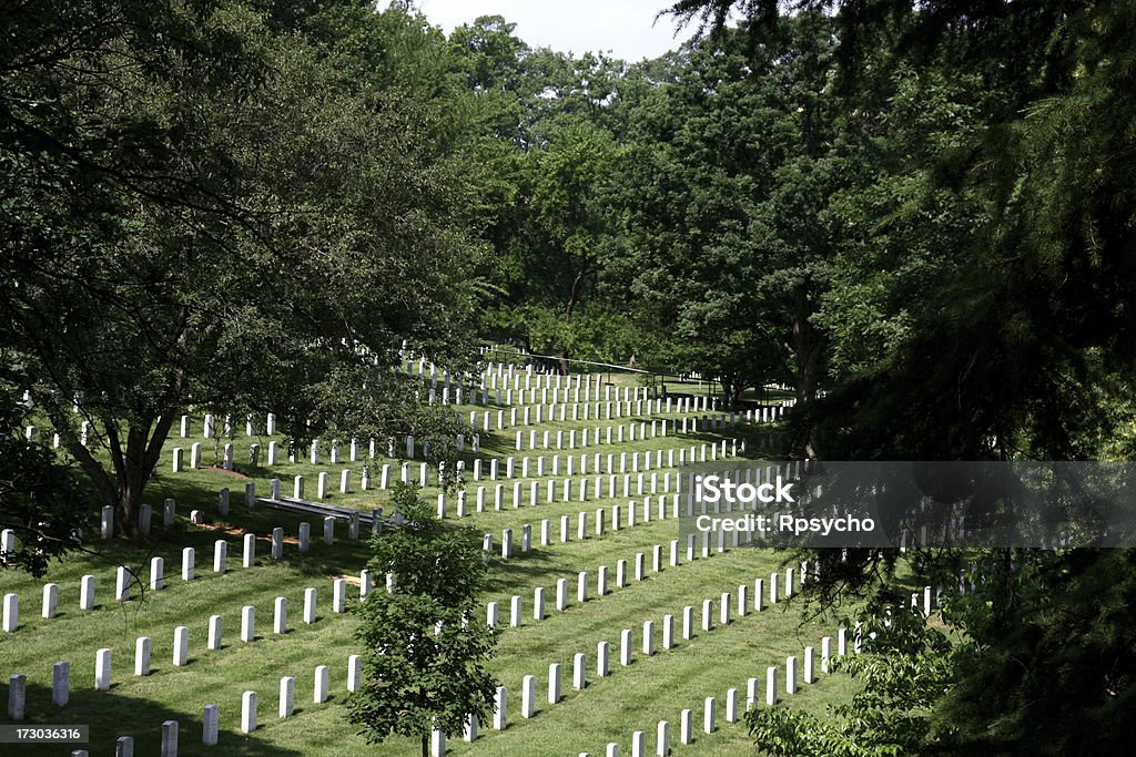 Cimitero nazionale Arlington - Foto stock royalty-free di Landscaped