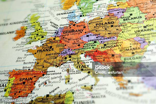ヨーロッパ - 地図のストックフォトや画像を多数ご用意 - 地図, ヨーロッパ, ドイツ