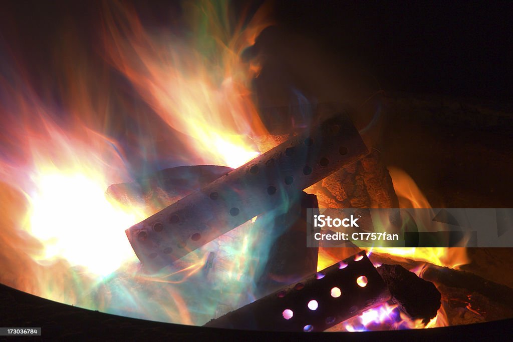 Haut en couleur du Flames - Photo de Beauté libre de droits