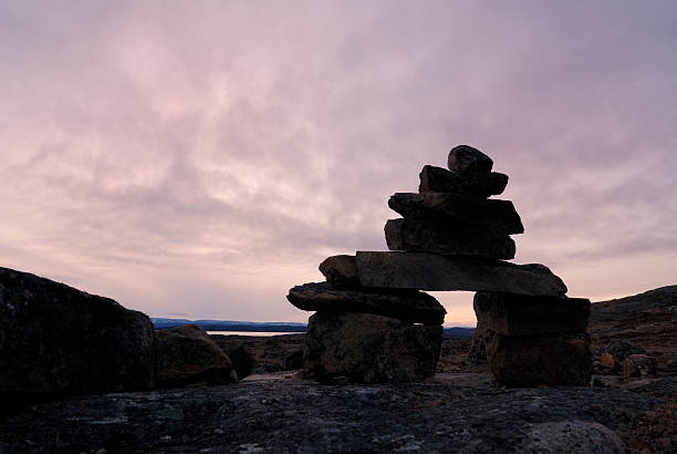 istock Arctic Inukshuk, Baffin Island. 173037015