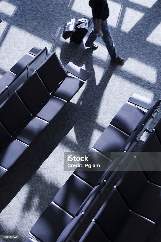 Flughafen business travel - Lizenzfrei Abflugbereich Stock-Foto