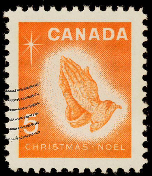 Canada Christmas prayer postage stamp