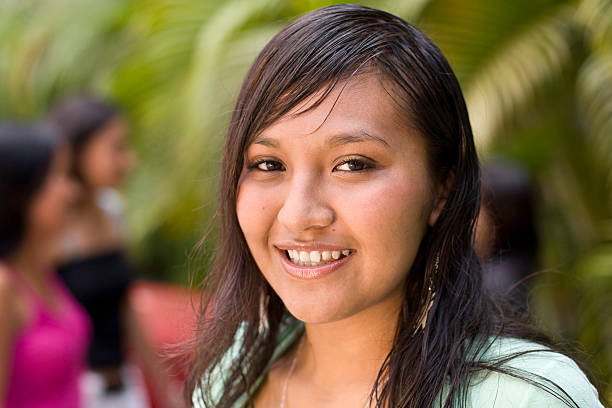 istock Hispanic Girl with Smile 173038367