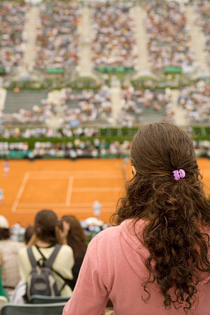 istock Girl watching a tennis match 173038397